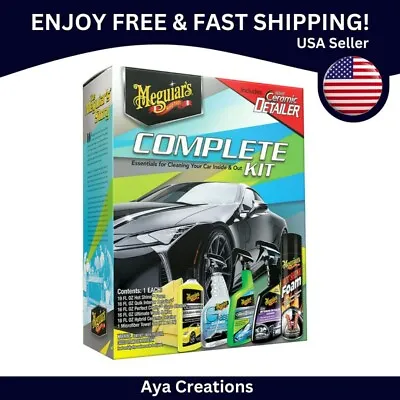 Meguiar's Complete Car Care Kit G55208 - Elevate Your Car's Cleanliness & Shine • $40.89