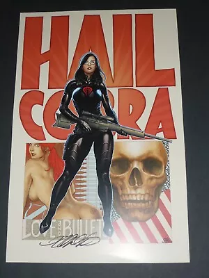 2023 SDCC Hail Cobra Baroness Art Print Signed By Artist Frank Cho 11x17 • $39.99