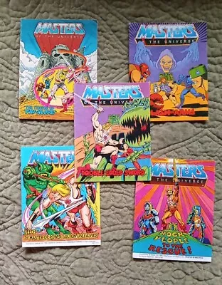 MOTU Lot Of 5 Masters Of The Universe He-Man Mini Vintage Comic Books • $2