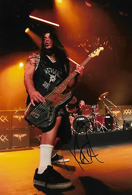 Robert Trujillo  Metallica  Signed 8x12 Inch Photo Autograph • $75