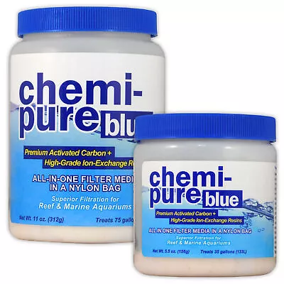 Chemi-Pure Blue Activated Carbon Filter Media Reef Marine Aquarium Fish Tank • £16.99