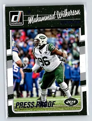2016 Donruss Muhammad Wilkerson Press Pass Blue #214  New York Jets • $1.99