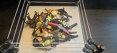 £10 • Buy WWE Mattel Elite Belts Wrestling Figure Toy Belt Accessory Jakks Accessorize