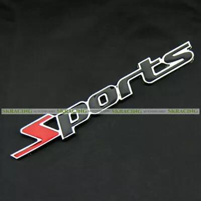 Word Letter 1Piece DIY Sports Emblem Badge Metal Car Sticker Logo 3D Decal Decor • $1.99