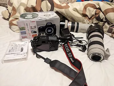 Canon EOS 5D Mark IV 30.4 MP Digital SLR-Black Bundle With 2 Lenses. • £1940