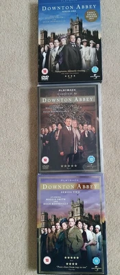 £6 • Buy Downtown Abbey Dvds, Small Bundle. Series 1 And 2, Christmas Special, 2010, 2011