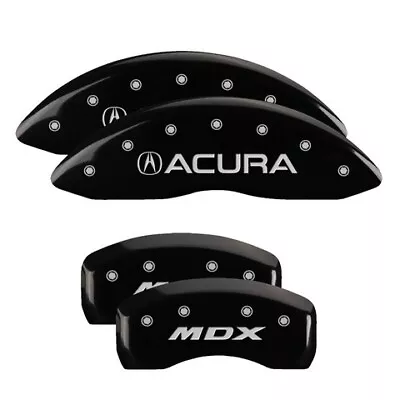 MGP Caliper Covers Set Of 4 Black Finish Silver Acura / MDX • $289