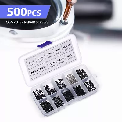 500pcs Universal Laptop Screws Repair Set For IBM HP Dell Lenovo Toshiba Samsung • £6.99