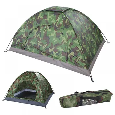 1-2 Person Tent Camouflage Patterns Camping Backpacking Tent For Camping Hiking • $22.94