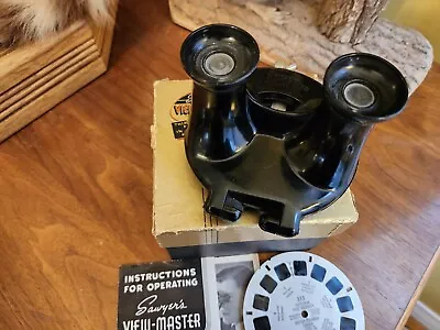 Vintage Sawyer's Viewmaster (1944-1947) Model B Round Bakelite With Box • $55