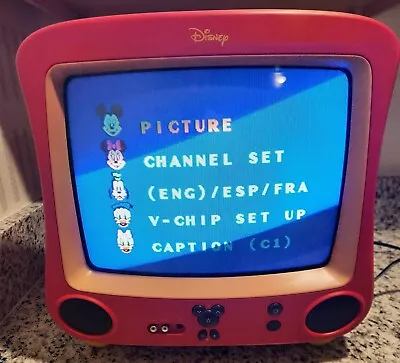 Vintage Disney Mickey DT1300-C 13  CRT Color TV • $59.99