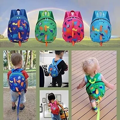 Kids Baby Toddler Walking Safety Harness Backpack Security Strap Bag With Reins • £5.99