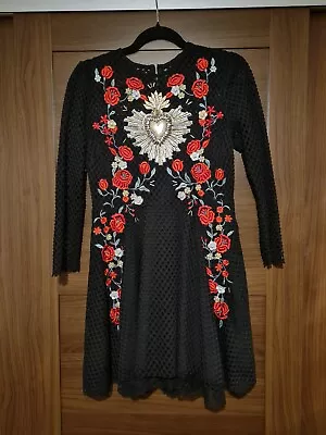 D&G Style Inspired Dress. Stunning Embroidery And Pearls Embelished Size 10(S).  • £100