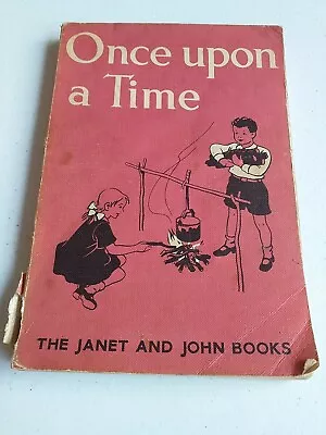 Vintage Once Upon A Time - Janet And John Books 1951 Colour Book Plates  • £29.95