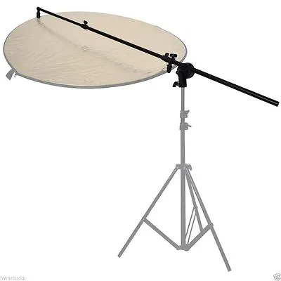 174cm Collapsible Studio Reflector Holder Boom Arm Grip Photo Light Stand UK • £21.26