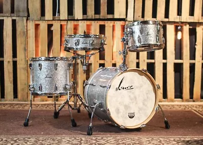 Sonor Vintage Series Vintage Silver Glitter Bop Drum Set - 18x1412x814x1214x5 • $4505