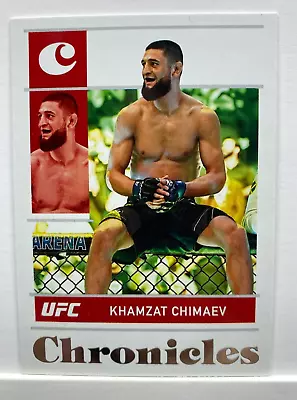 2022 Panini UFC Chronicles #8 Khamzat Chimaev Fighting Fighter Octagon B1 • $0.99