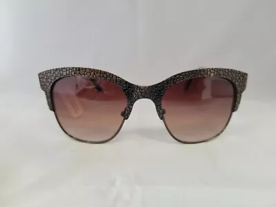 Ellen Tracy Women ET752 C1 Brown Square Sunglasses Brown Lens • $29.99