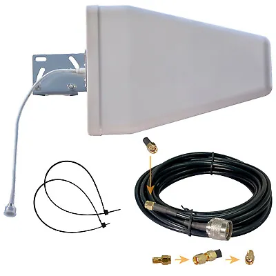 8/9dBi Directional Outdoor Antenna Extender N Female 5G 4G LTE WiFi 915mhz RFID • $34.50