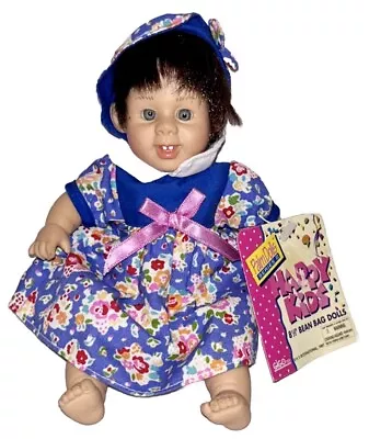 Vtg 90s GiGo Toys My Pals Happy Kids Expression Doll Girl W/ Floral Dress & Hat • $19