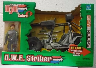 G.I. Joe Spy Troops - A.W.E. AWE Striker Vehicle With Dial Tone Figure (MISB) • $64.99