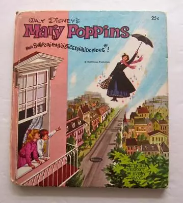 MARY POPPINS Vintage Children's Tell A Tale Book ~ Walt Disney Whitman HB • $6.99