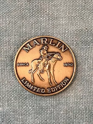 Marlin Firearms Limited Edition Brass Stock Medallion Disc New Old Stock 1.2” • $35.10