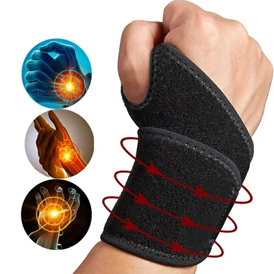 £8.79 • Buy Wrist Support Brace Hand Carpal Tunnel Splint Arthritis Sprain Strap Stabilizers