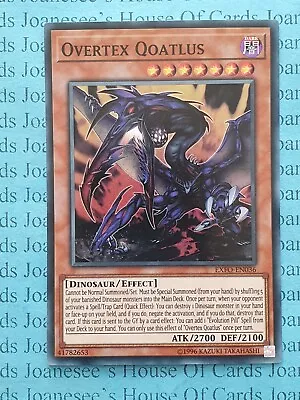 Overtex Qoatlus EXFO-EN036 Super Rare Yu-Gi-Oh Card (U) New • £2.75