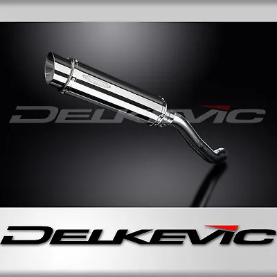 Kawasaki Z750 2004-2006 Delkevic Slip On 14  Round Stainless Exhaust Muffler • $299.99