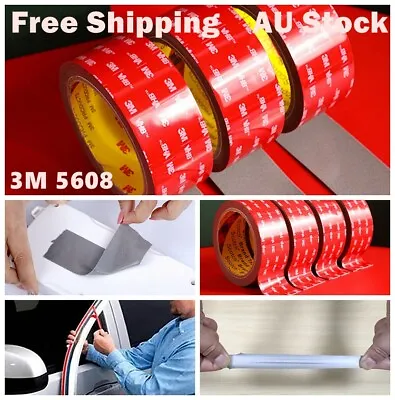 3M VHB Double Sided Tape 5608 Double Sided Mounting Grey Foam Tape Car Deco AU • $7.99