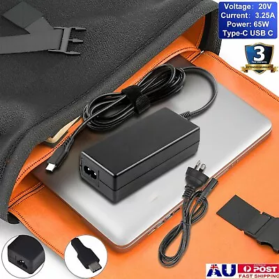 45W 65W USB C Type C Laptop Charger AC Adapter Dell Lenovo ThinkPad E480 E580 S2 • $14.99