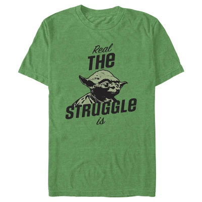 $13.99 • Buy Men's Star Wars: The Empire Strikes Back Real The Struggle Is T-Shirt