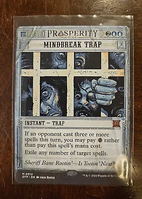 MTG -Mindbreak Trap OTP 0012 • $35.25