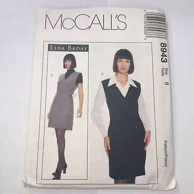 McCall's 8943 Size 8 Misses' Lined Jumper And Blouse • $12.99