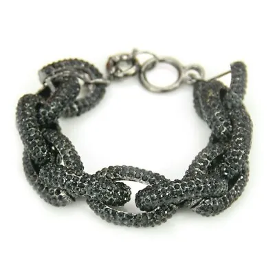 J Crew Style Chunk Link Bracelet BLACK • $25