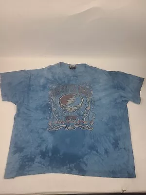 Grateful Dead Liquid Blue T Shirt Mens 2XL. 2017 Reprint. Steal Your Face.  • $26.23