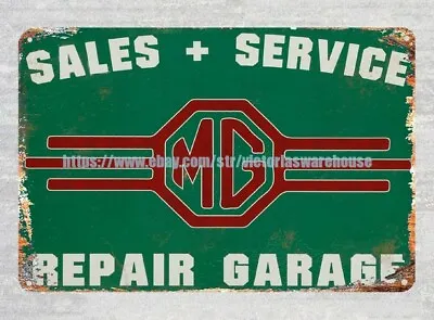  Moss Motors MG Sales Service Repair Garage Metal Tin Sign Buy Wal Art • $18.88