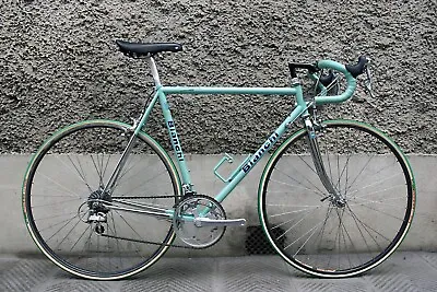 Bianchi Cdm Columbus Genius Shimano Durace 7402 Italy Steel Bike Vintage Celeste • $2499