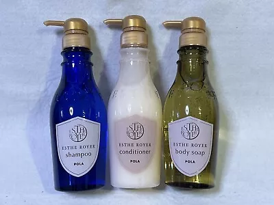 【3 SET】POLA ESTHE ROYER 3 Types Full Set 400ml Shampoo Conditioner Body Soap • $81.99