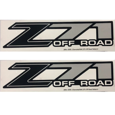 $11.99 • Buy Z71 OFF ROAD 01-06 Sticker Decal Parts Chevy Silverado GMC Sierra 4x4 - Set Of 2
