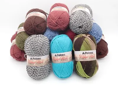 Patons Yarn Classic Wool Worsted 100% Pure New Wool 223y 3.5oz Assorted Colors • $8.47