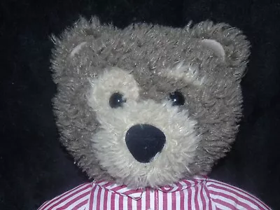 Little Charley Charlie Bear Teddy Toy Red & White Pyjamas Vivid Plush Cbeebies • £12.50
