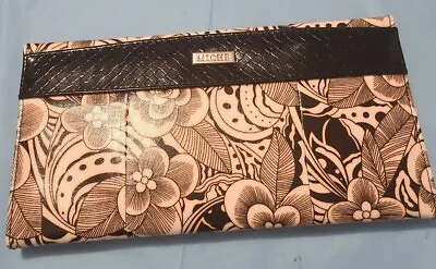 Miche Canada Magnetic Purse SHELL Hard Wrap Around Leila Black Brown Floral  • $8.99