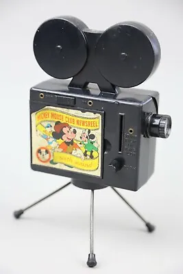 Mickey Mouse Club Newsreel Projector Vintage 1950s Mattel Toy Disney • $29.40