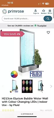 £52 • Buy Playlearn Bubble Wall Hung Portrait Multicolor Light - Chrome (BWWMP)