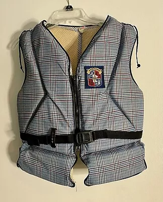 Stearns Blue Plaid Sans Souci SSV-25 Life Jacket Vest Adult Ladies XS Petite • $19.99