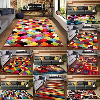 Non Slip Living Room Rugs Long Hallway Runner Bedroom Carpet Kitchen Floor Mat • £115