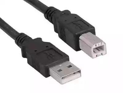 USB 2.0 Cable A Male To B Male 6 Ft. Printer Cable  For USB Printer Black      • $4.69