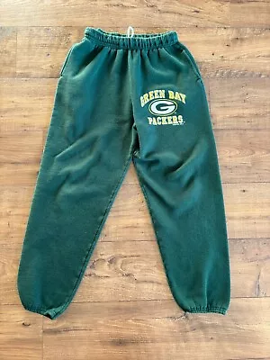 Vintage 1995 Green Bay Packers Sweatpants Men’s Large Green Pull On NFL - READ • $15